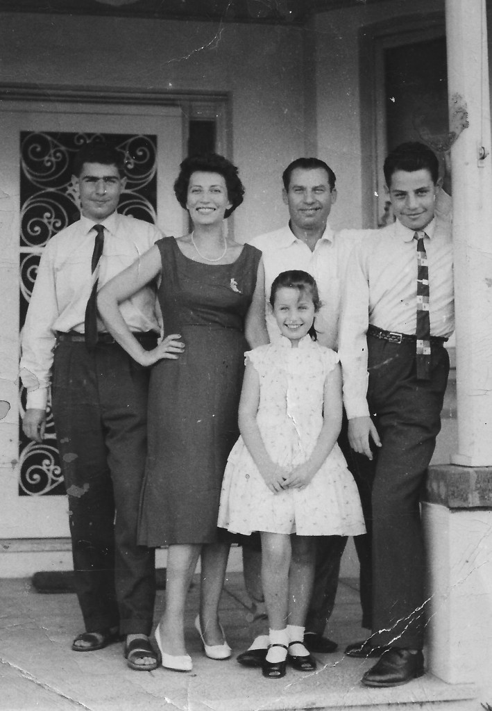 First year in Australia, my Dad and his family arrive from Hungary