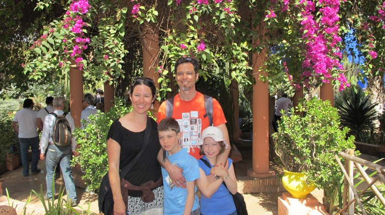 Four of us in Morocco